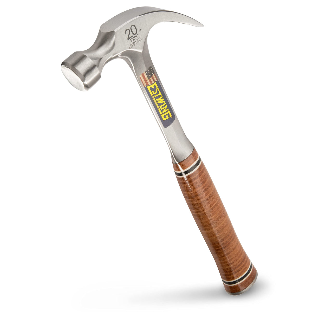Forged Claw Hammer – One-Piece Steel & Leather Grip
