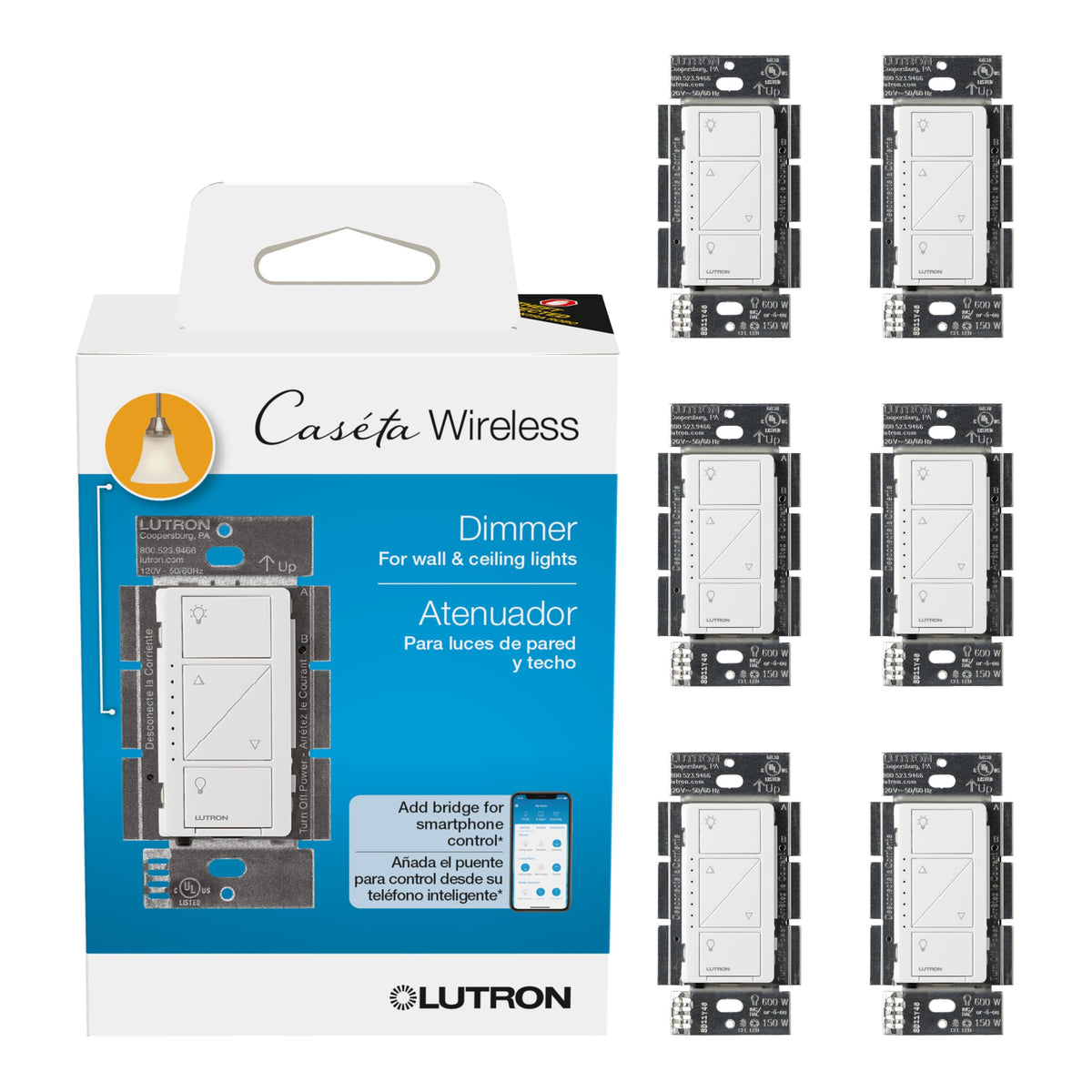 Lutron Diva Smart Dimmer Switch for Caseta Smart Lighting