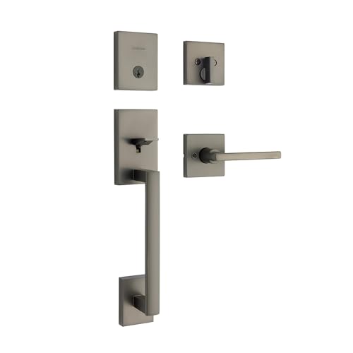 Low-Profile Door Handleset with Rekeyable Lock