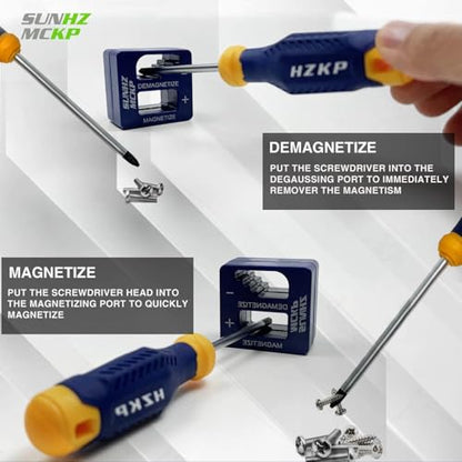 66-Piece Magnetic Screwdriver Set with S2 Steel Bits