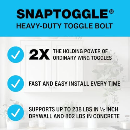 Heavy-Duty Toggle Anchors for Hollow Walls