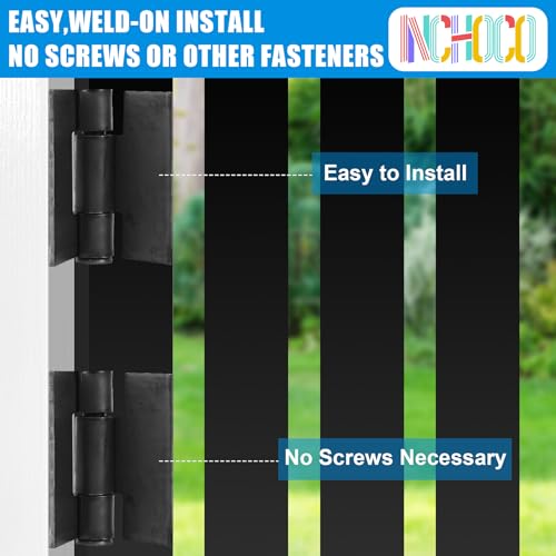 Heavy-Duty Weld-On Gate Hinges with 270° Rotation