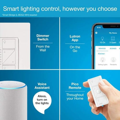 Lutron Diva Smart Dimmer Switch for Caseta Smart Lighting