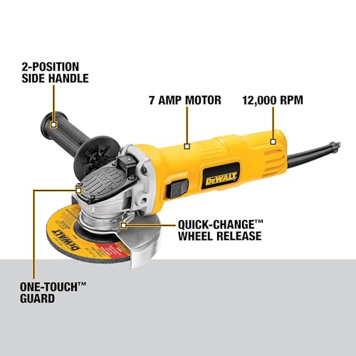 Angle Grinder with High-Performance Motor