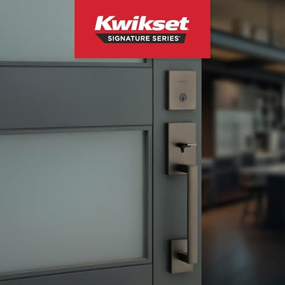 Low-Profile Door Handleset with Rekeyable Lock