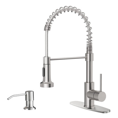 Kitchen Sink Faucet with Single-Handle Control