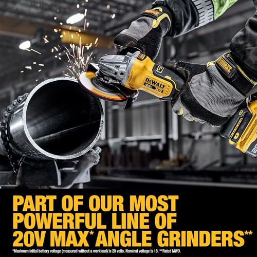 20V Brushless Angle Grinder Kit with 5-Inch Capacity