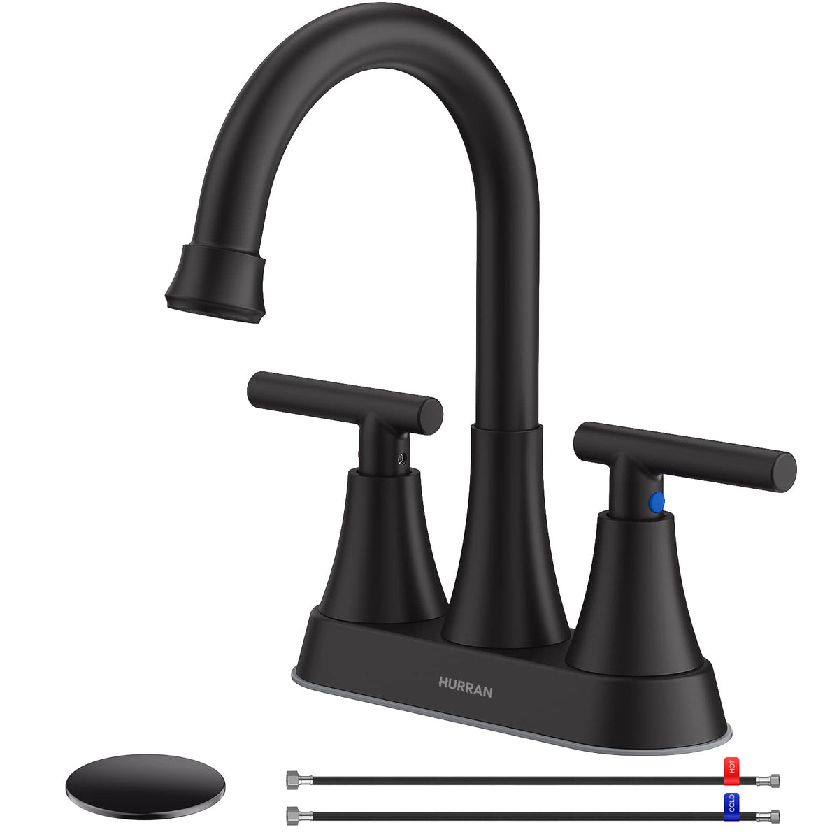 4-Inch Centerset Bathroom Faucet with Dual Handles