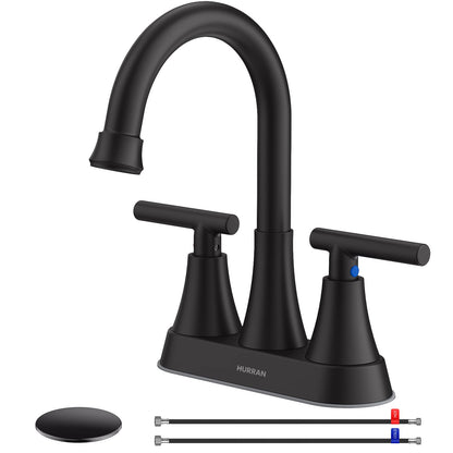 4-Inch Centerset Bathroom Faucet with Dual Handles
