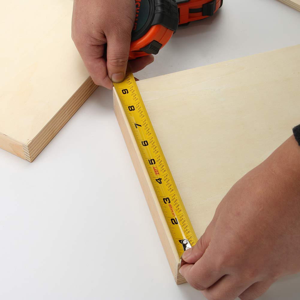 25-Foot Tape Measure Set with Easy-Read Fractions