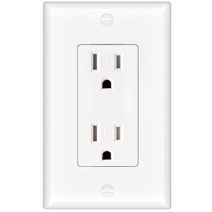 Tamper-Resistant Outlet – 15A Standard Receptacle