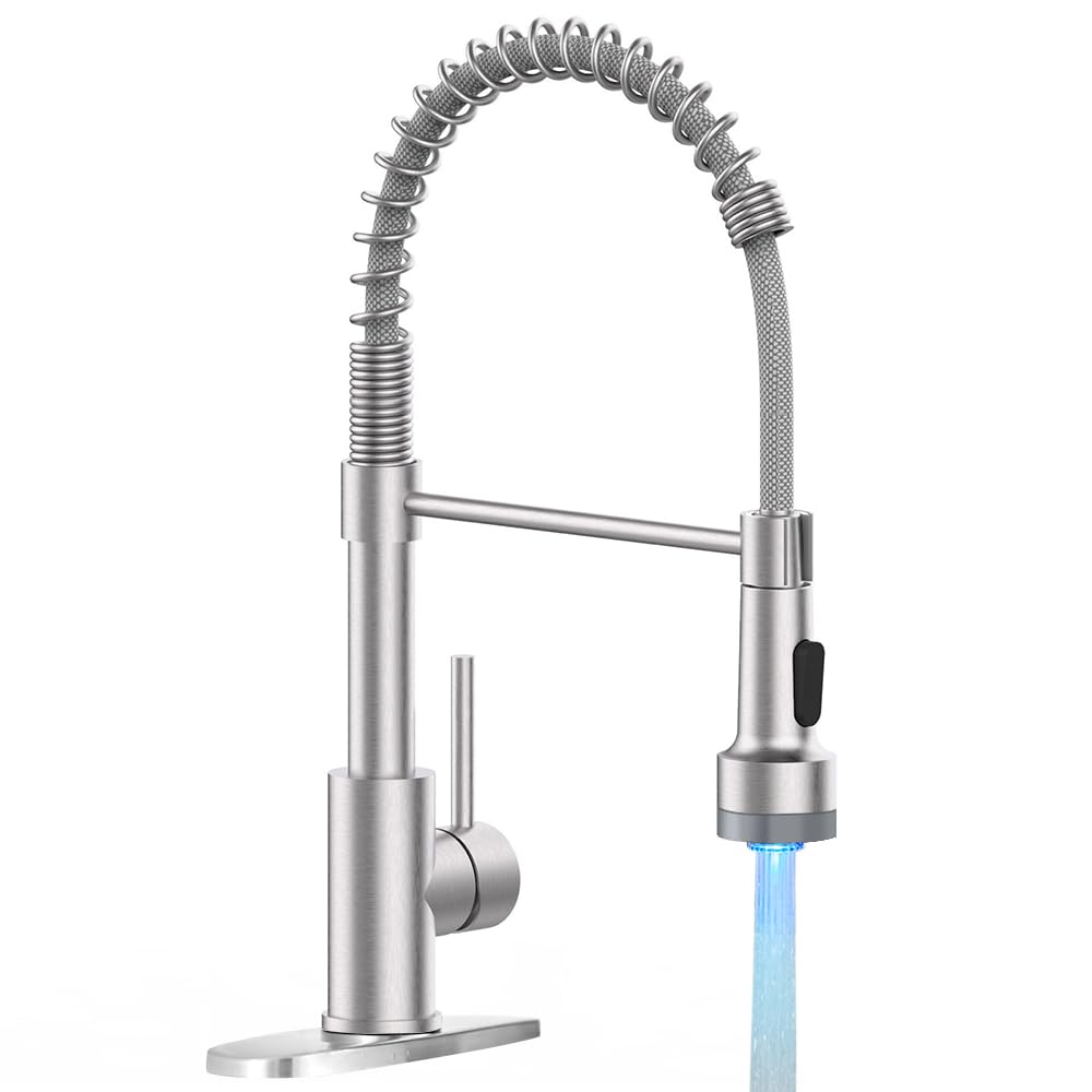 Kitchen Sink Faucet with Single-Handle Control
