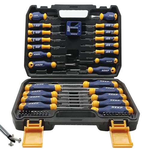 66-Piece Magnetic Screwdriver Set with S2 Steel Bits