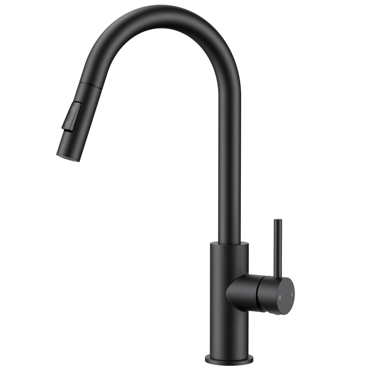 High-Arc Kitchen Faucet with Pull-Down Sprayer