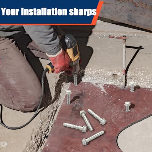Galvanized Concrete Anchor and Screw Kit