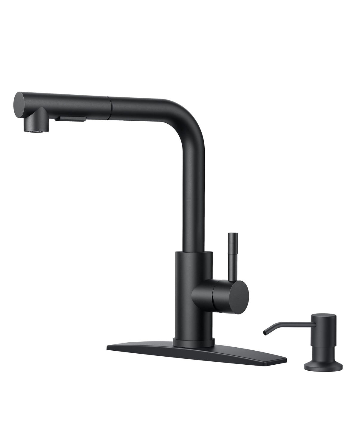 Stainless Steel Kitchen Faucet with Pull-Down Sprayer