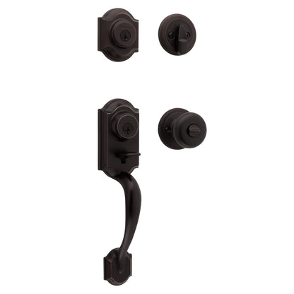 Single Cylinder Door Handleset with SmartKey Security