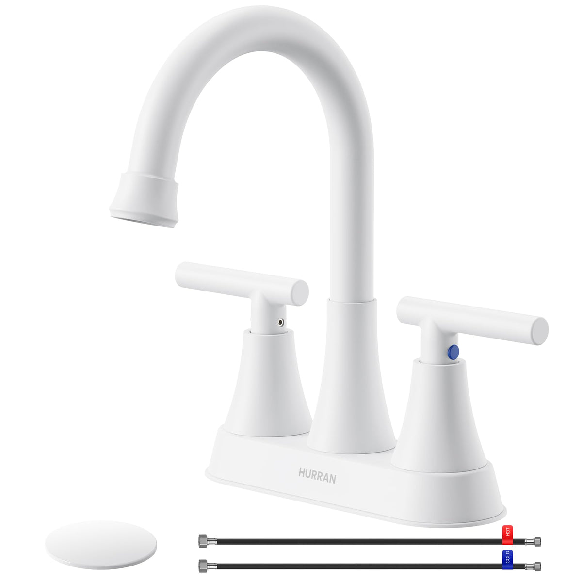 4-Inch Centerset Bathroom Faucet with Dual Handles