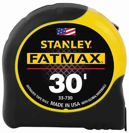 30-Foot Wide-Blade Tape Measure for Professional Use
