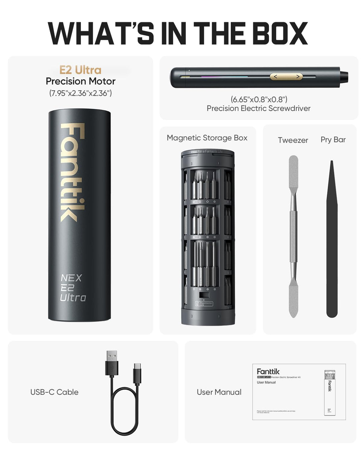Electric Precision Screwdriver for Electronics Repair