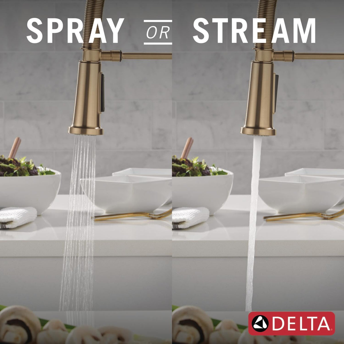 Commercial Kitchen Faucet with Pull-Down Sprayer