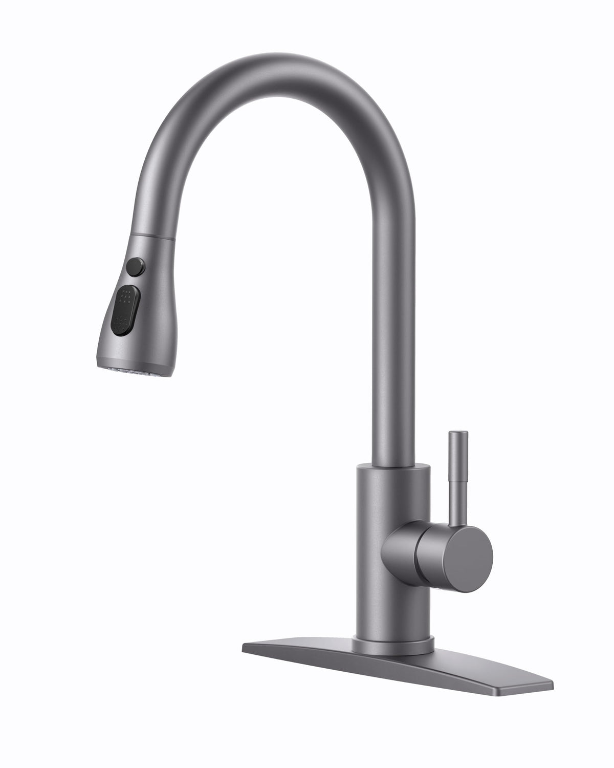Stainless Steel Kitchen Faucet with Pull-Down Sprayer