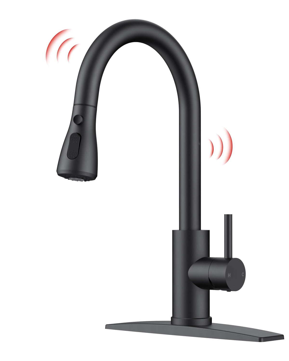 Stainless Steel Kitchen Faucet with Pull-Down Sprayer