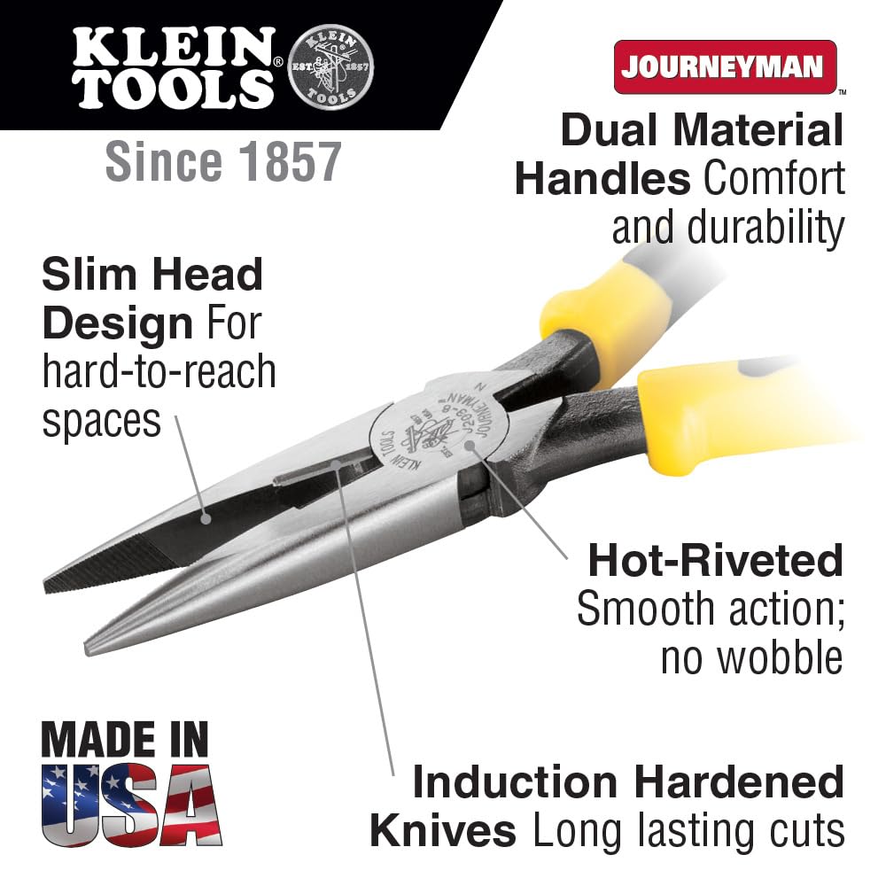 6-Piece Pliers Set for Cutting, Crimping and Wiring