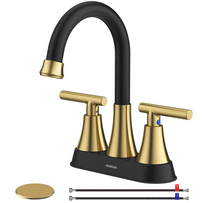 4-Inch Centerset Bathroom Faucet with Dual Handles