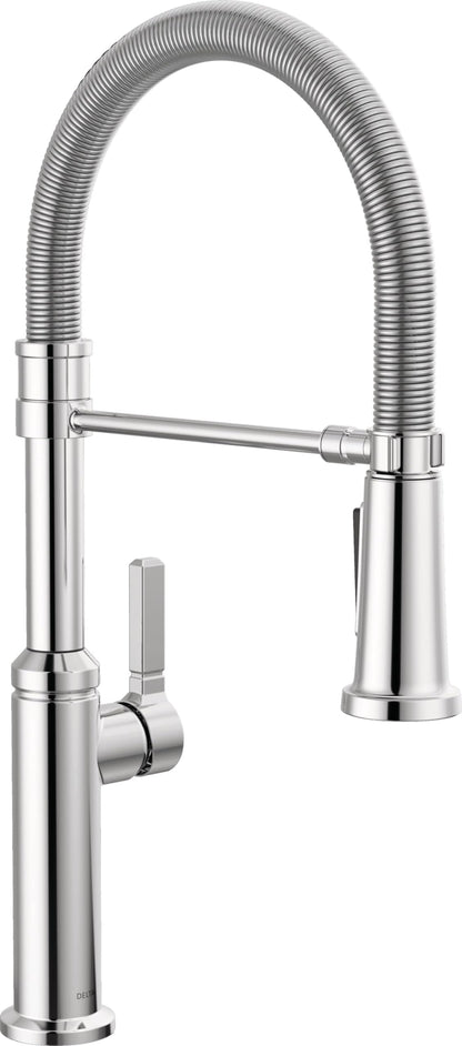 Commercial Kitchen Faucet with Pull-Down Sprayer