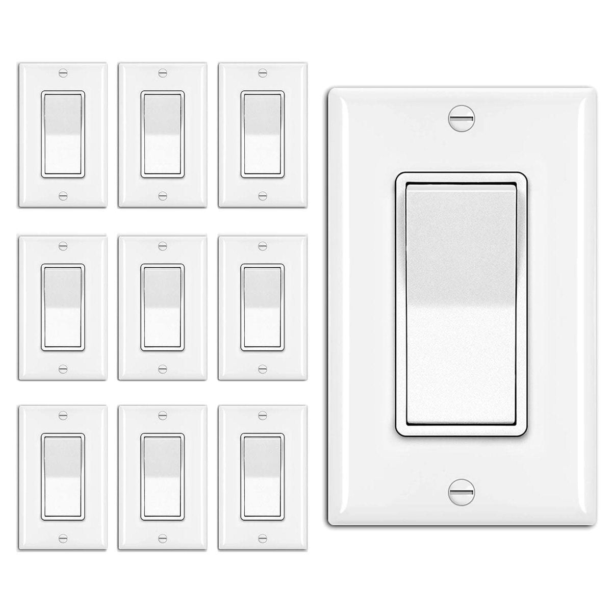 Decorator Light Switch – Rocker On-Off Control