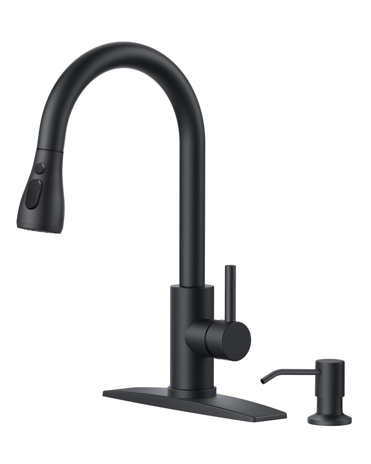 Stainless Steel Kitchen Faucet with Pull-Down Sprayer