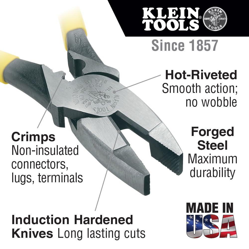 6-Piece Pliers Set for Cutting, Crimping and Wiring