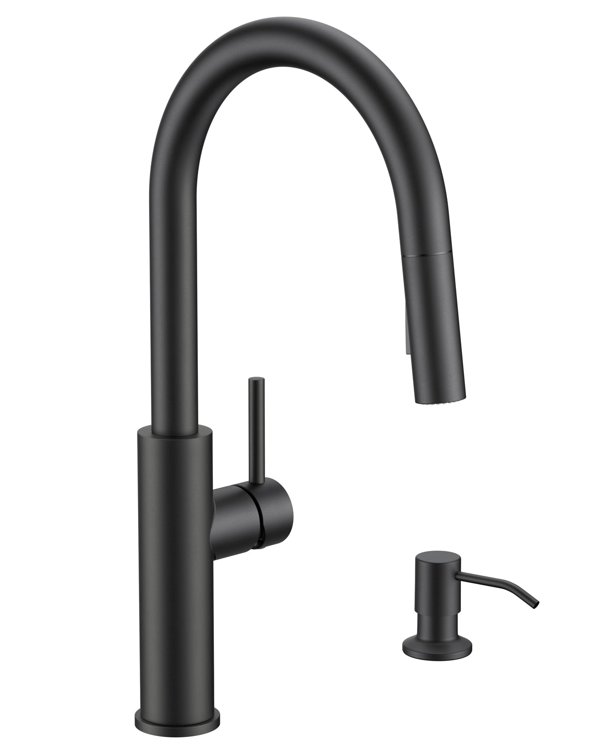High-Arc Kitchen Faucet with Pull-Down Sprayer