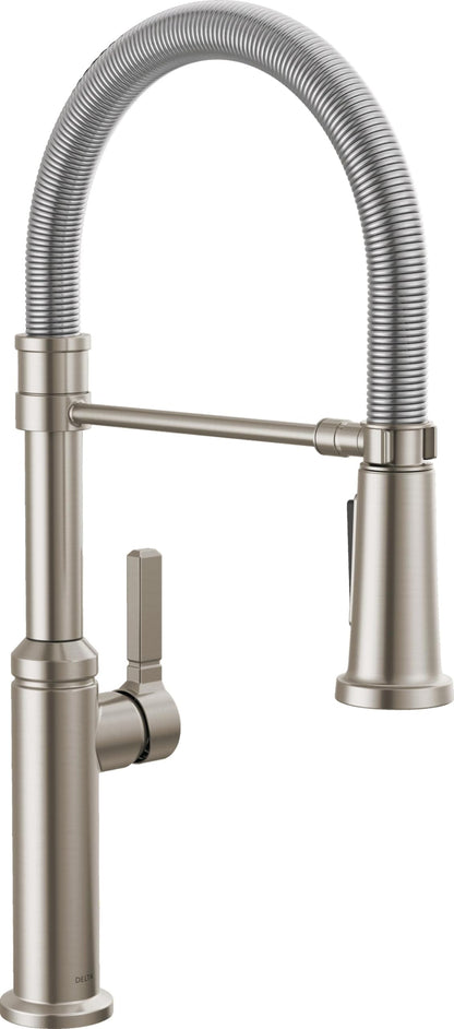 Commercial Kitchen Faucet with Pull-Down Sprayer