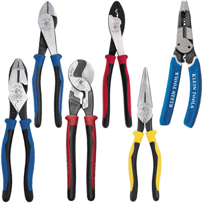 6-Piece Pliers Set for Cutting, Crimping and Wiring