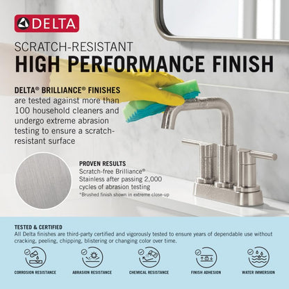 Widespread Bathroom Faucet with Quick-Connect Install