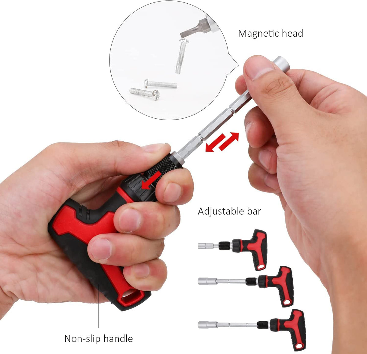 Magnetic Ratchet Screwdriver Set for Everyday Repair