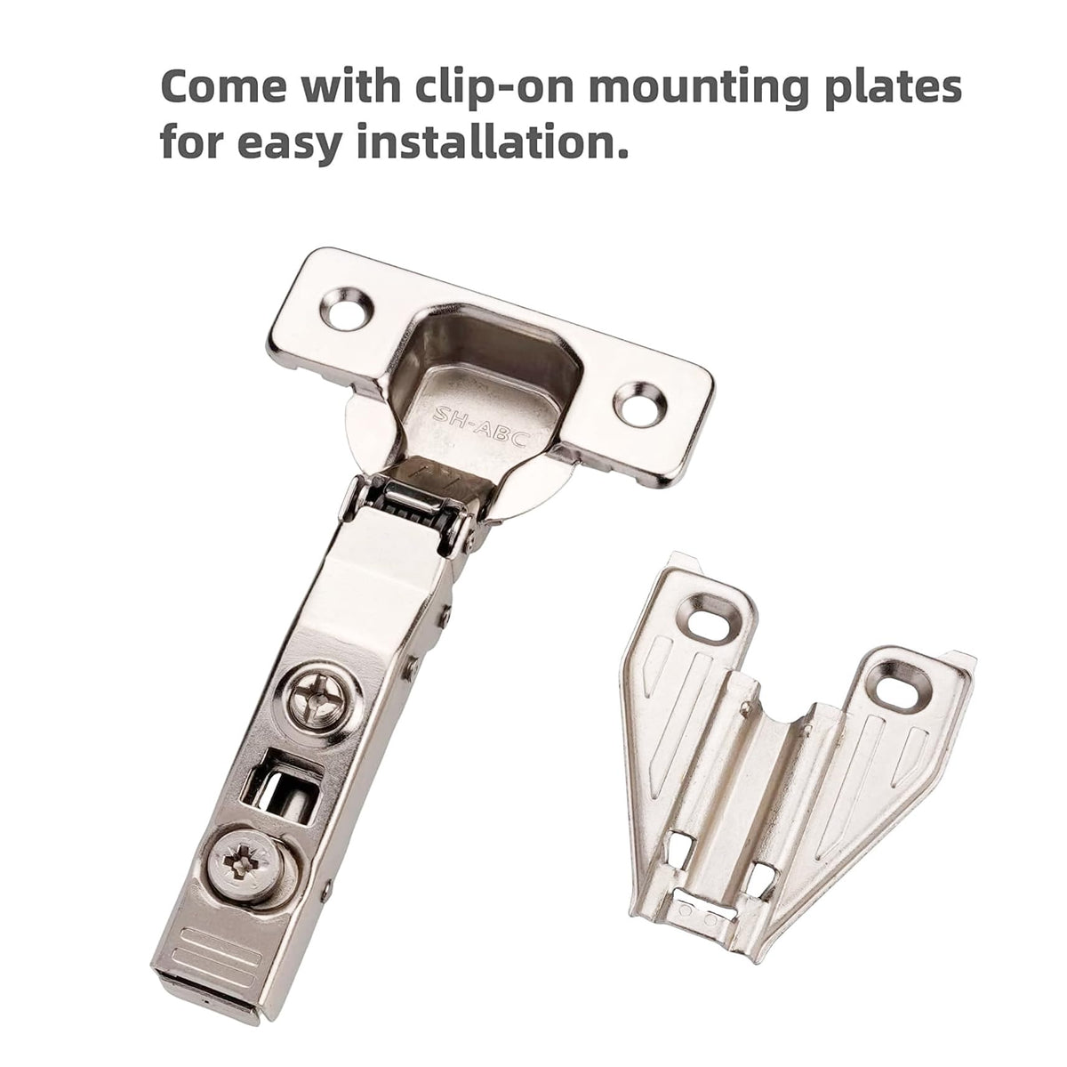 Soft-Close Cabinet Hinges with 3-Way Adjustment