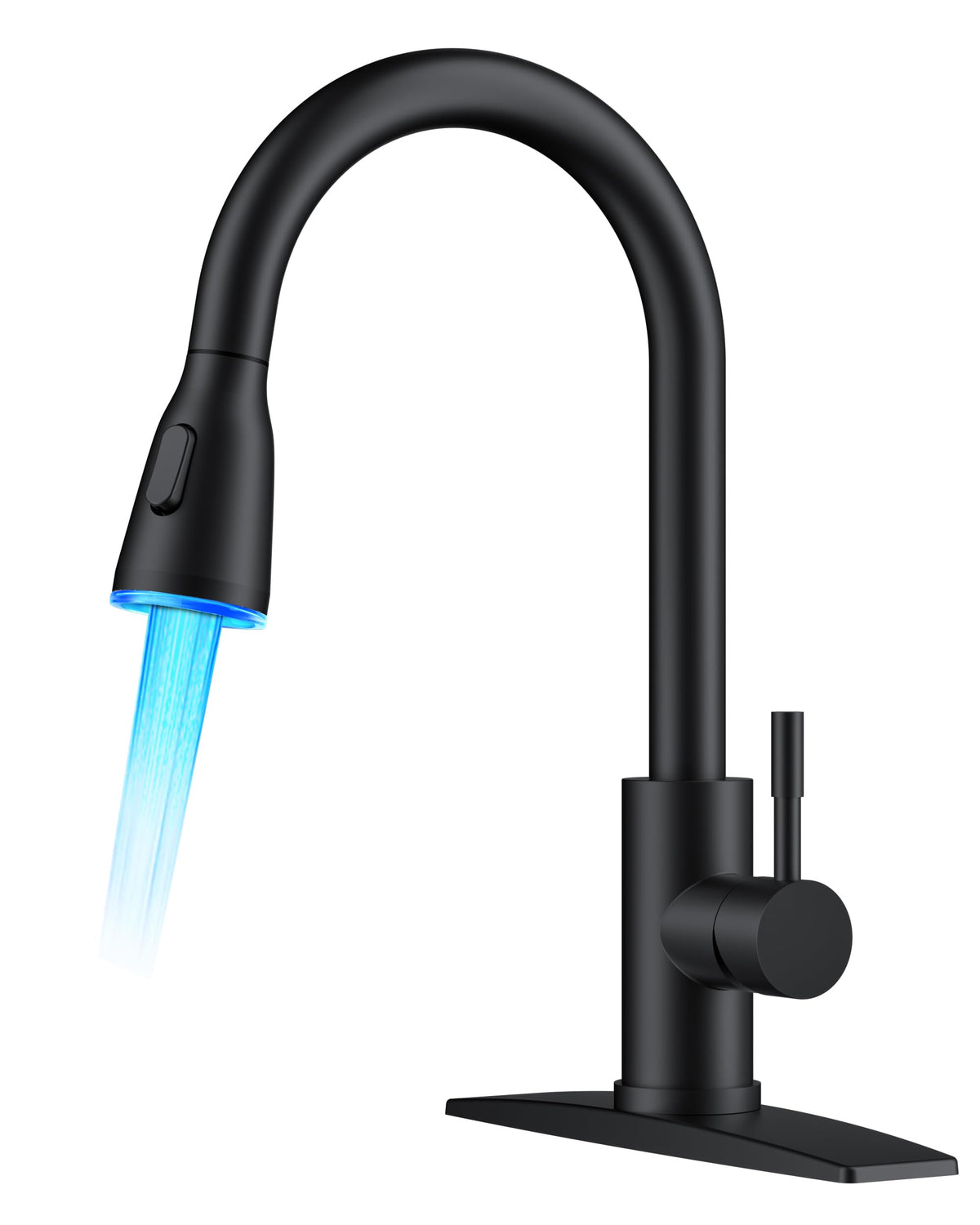 Stainless Steel Kitchen Faucet with Pull-Down Sprayer