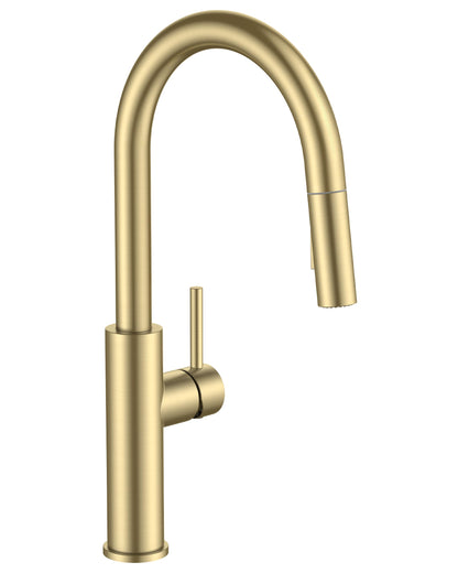 High-Arc Kitchen Faucet with Pull-Down Sprayer