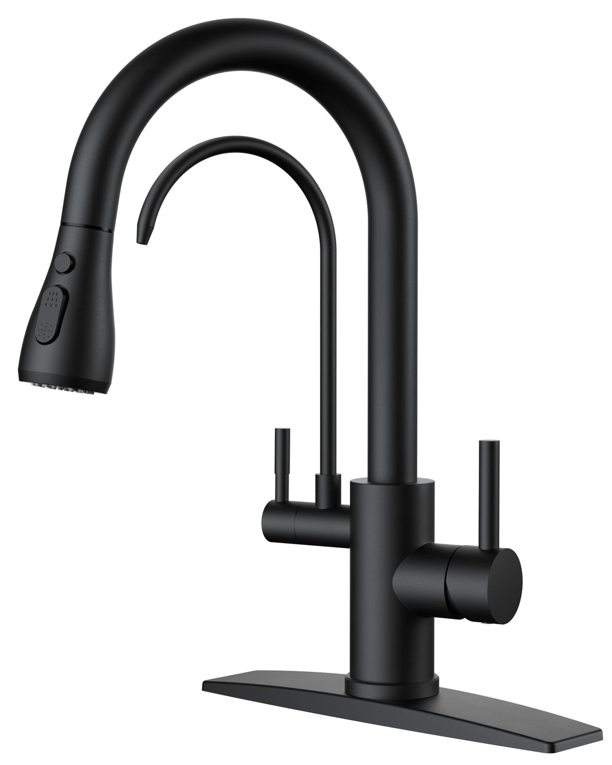 Stainless Steel Kitchen Faucet with Pull-Down Sprayer