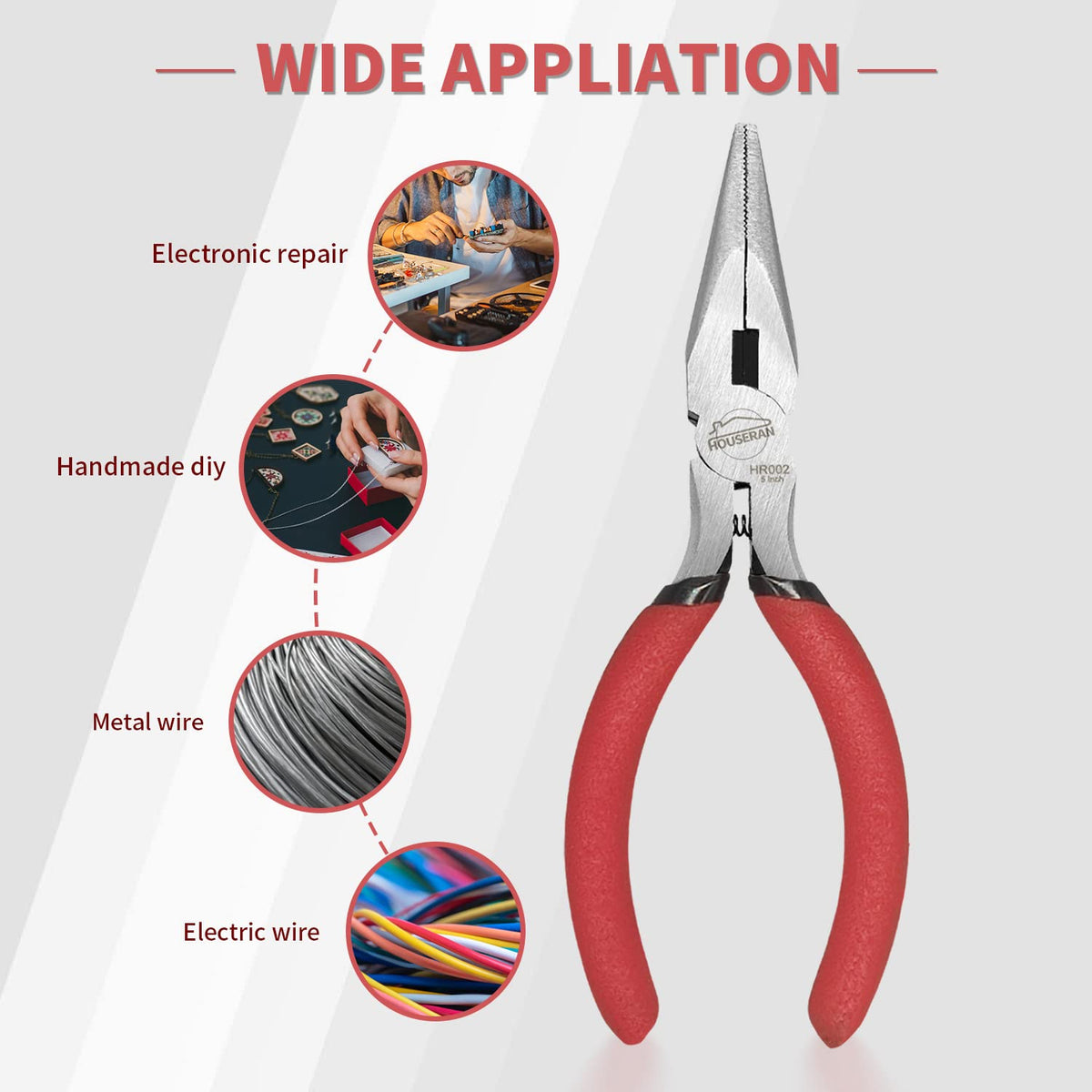 5-Inch Needle Nose Pliers Set for Precision Work