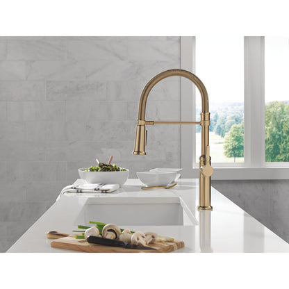 Commercial Kitchen Faucet with Pull-Down Sprayer