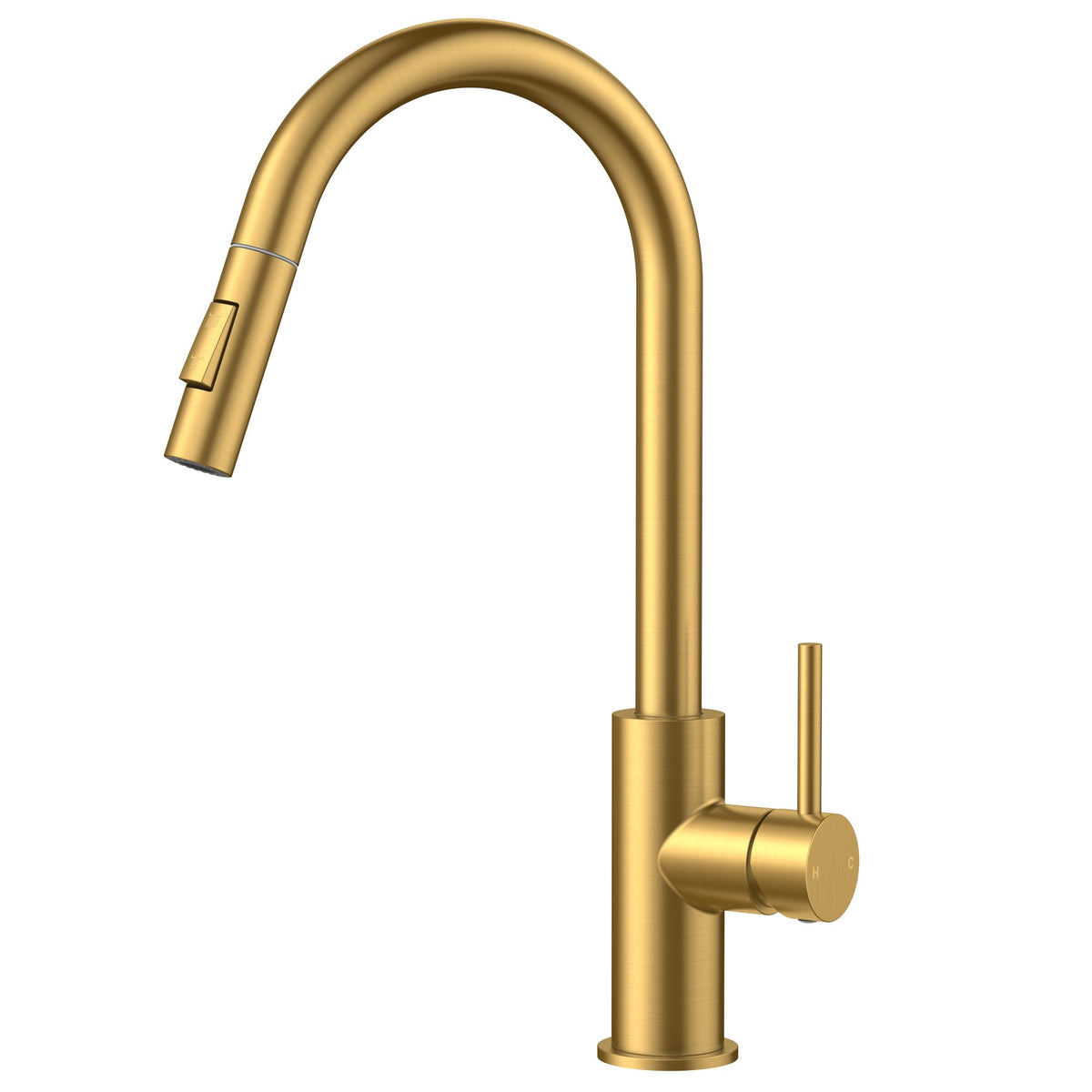 High-Arc Kitchen Faucet with Pull-Down Sprayer