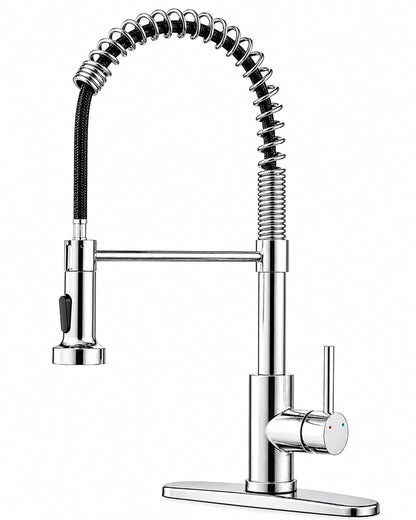 Kitchen Sink Faucet with Single-Handle Control