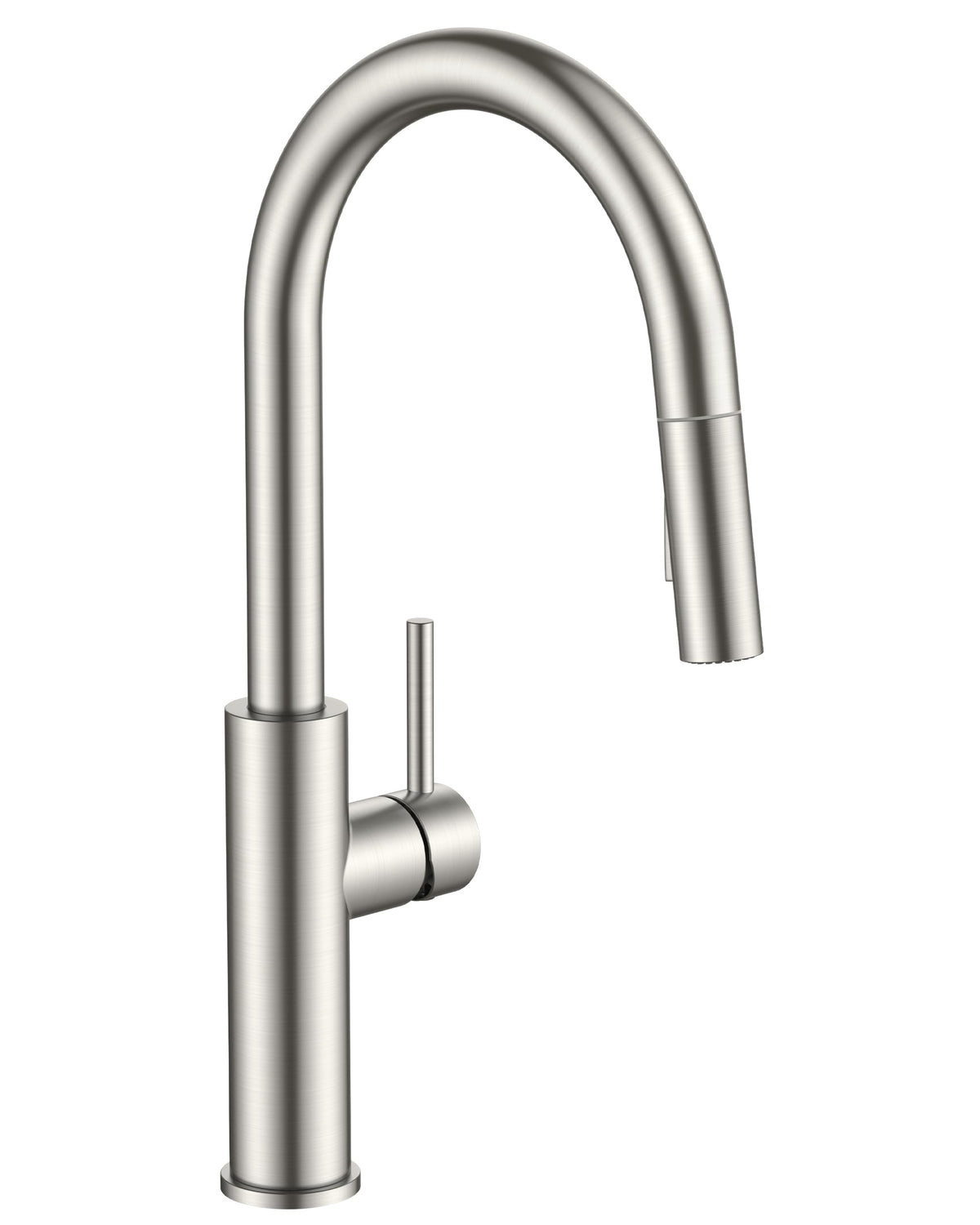 High-Arc Kitchen Faucet with Pull-Down Sprayer