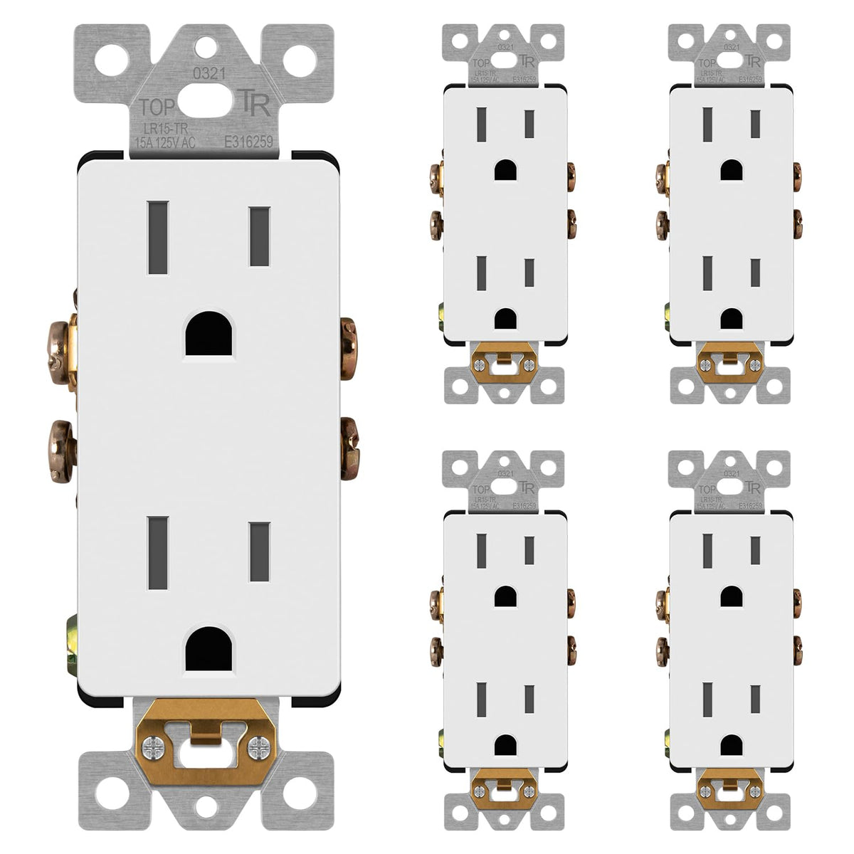 Electrical Receptacle – 15A & 20A Wall Outlet