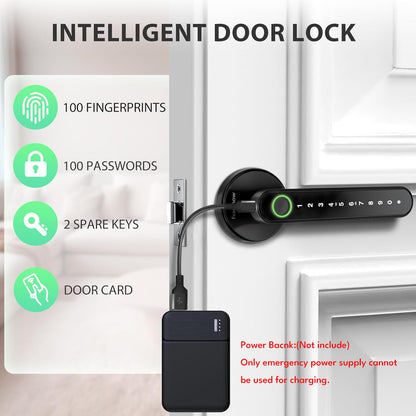 Fingerprint Door Lock with Keypad Keyless Entry