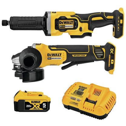 20V Cordless Grinder 2-Tool Kit with Battery
